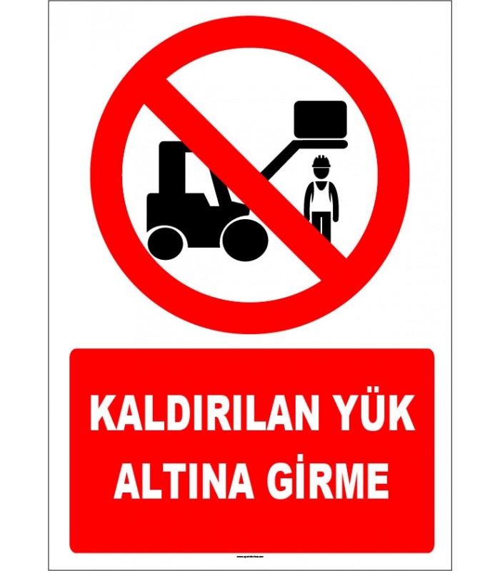 EF1510 - Kaldırılan Yük Altına Girme