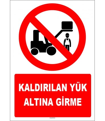 EF1510 - Kaldırılan Yük Altına Girme