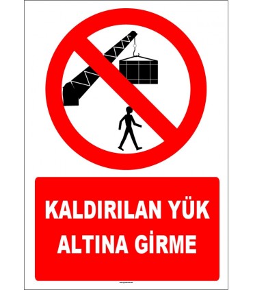 EF1511 - Kaldırılan Yük Altına Girme