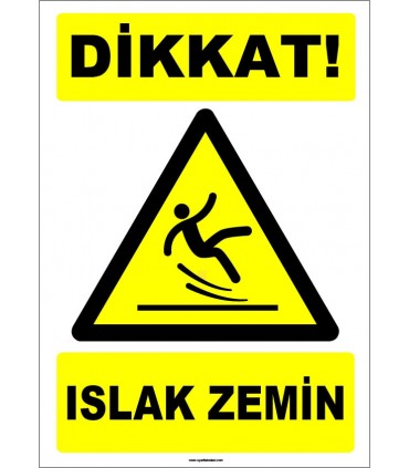 EF1523 - Dikkat Islak Zemin