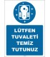 EF1527  - Lütfen Tuvaleti Temiz Tutunuz