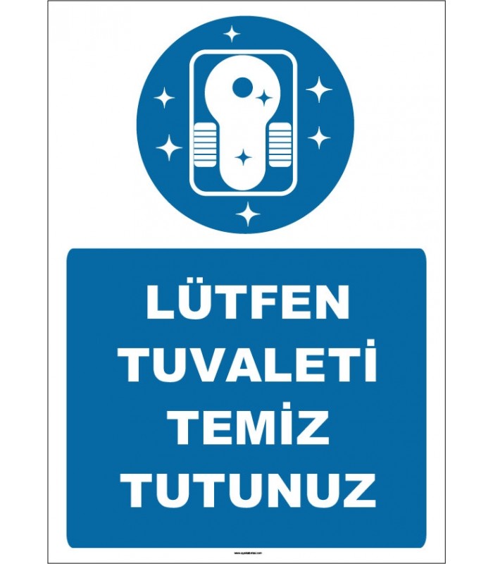 EF1527  - Lütfen Tuvaleti Temiz Tutunuz