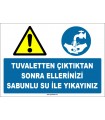 EF1528 - Tuvaletten Çıktıktan Sonra Ellerinizi Sabunlu Su İle Yıkayınız