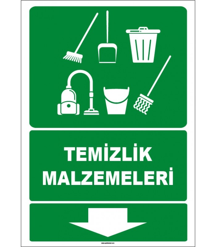 EF1541 - Temizlik Malzemeleri, Aşağıda