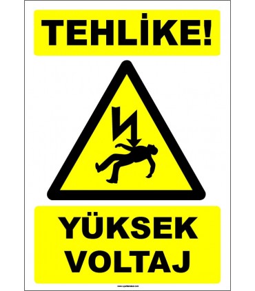 EF1548 - Tehlike! Yüksek Voltaj