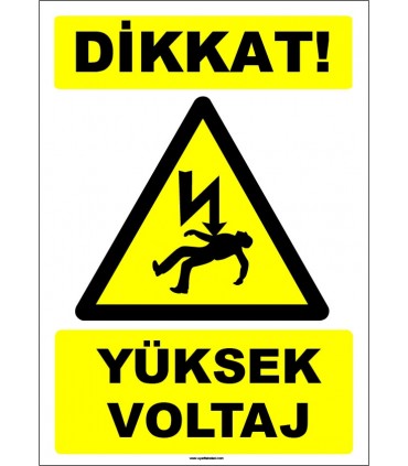 EF1549 - Dikkat! Yüksek Voltaj