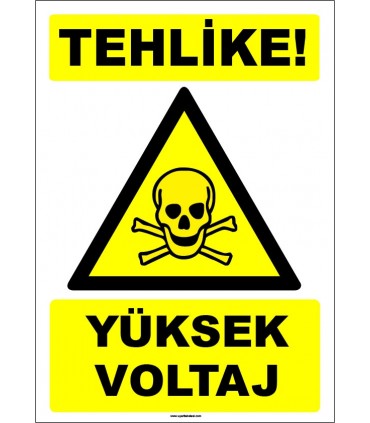 EF1551 - Tehlike! Yüksek Voltaj