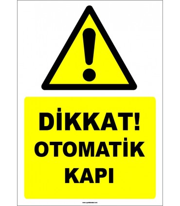 EF1562 - Dikkat! Otomatik Kapı