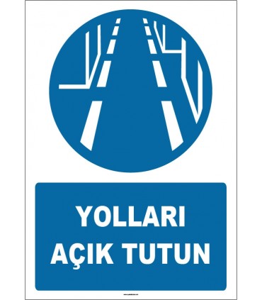 EF1575 - Yolları Açık Tutun