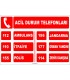 EF1580 - Acil Durum Telefonları
