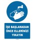 EF1600 - İşe Başlamadan Önce Ellerinizi Yıkayınız