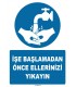 EF1601 - İşe Başlamadan Önce Ellerinizi Yıkayın