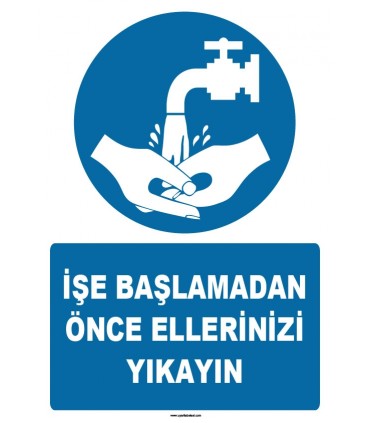 EF1601 - İşe Başlamadan Önce Ellerinizi Yıkayın