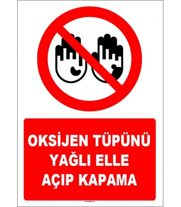 EF1603 - Oksijen Tüpünü Yağlı Elle Açıp Kapama