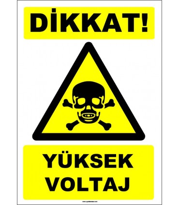 EF1613 - Dikkat! Yüksek Voltaj