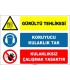 EF1630 - Gürültü Tehlikesi, Koruyucu Kulaklık Tak, Kulaklıksız Çalışmak Yasaktır