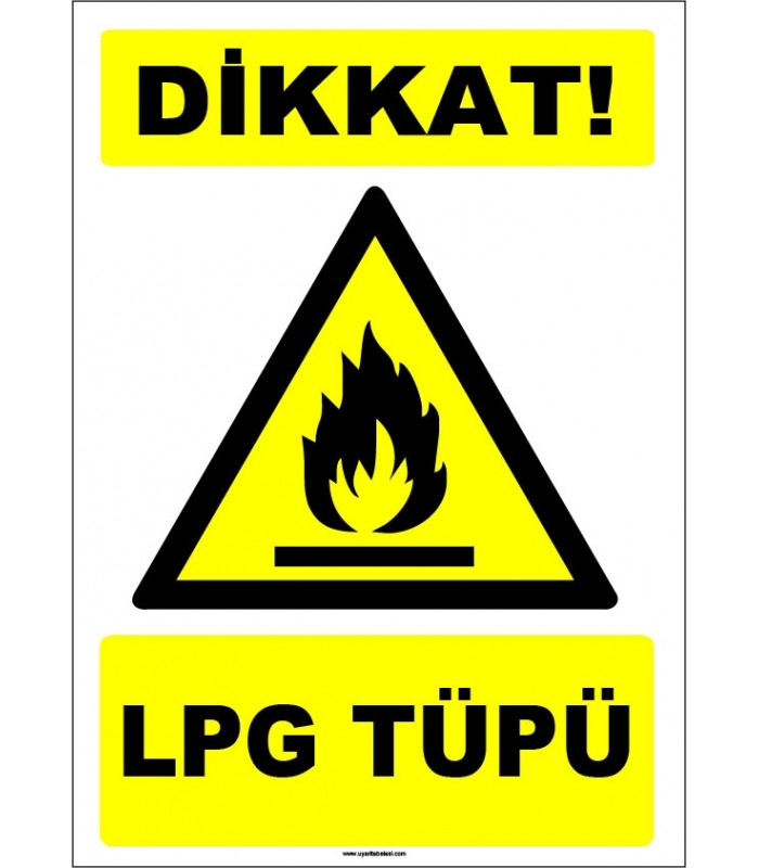 EF1642 - Dikkat! LPG Tüpü