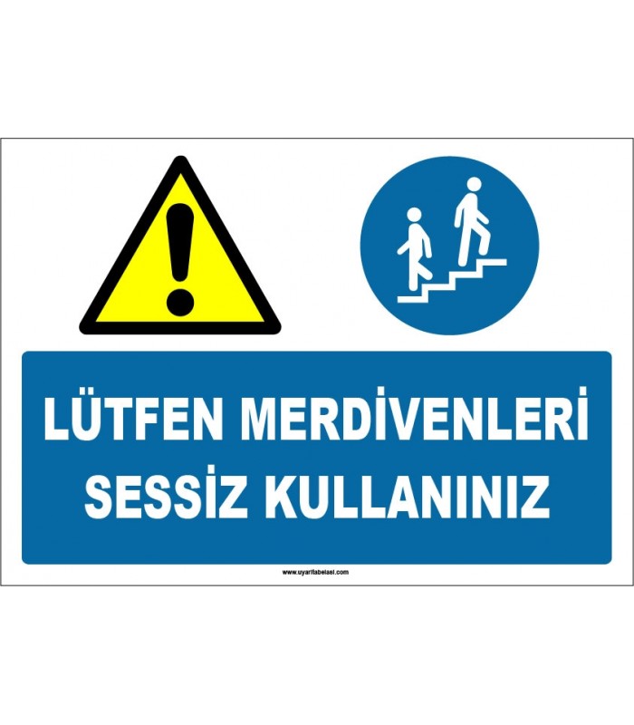 EF1648 - Lütfen Merdivenleri Sessiz Kullanınız