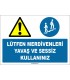 EF1649 - Lütfen Merdivenleri Yavaş ve Sessiz Kullanınız