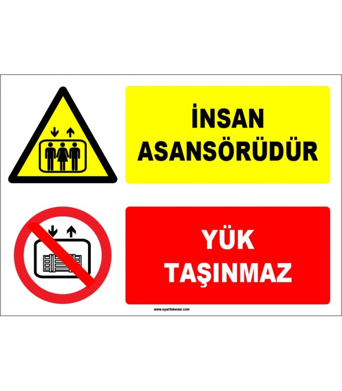 EF1659 - İnsan Asansörüdür, Yük Taşınmaz
