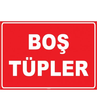 EF1671 - Boş Tüpler