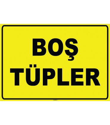 EF1674 - Boş Tüpler