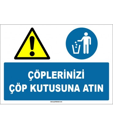 EF1681  - Çöplerinizi Çöp Kutusuna Atın