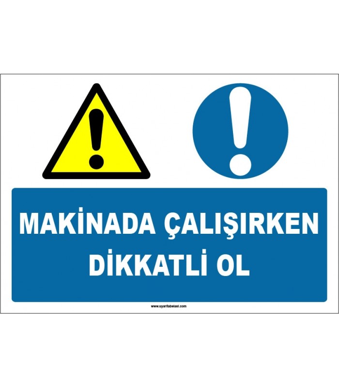 EF1682 - Makinada Çalışırken Dikkatli Ol