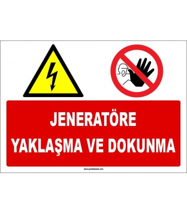 EF1686 - Jeneratöre Yaklaşma ve Dokunma