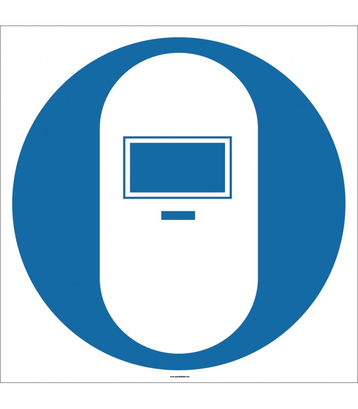 EF1702 - Kaynak Maskesi İşareti/Levhası/Etiketi