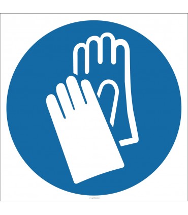 EF1704 - Koruyucu Eldiven İşareti/Levhası/Etiketi