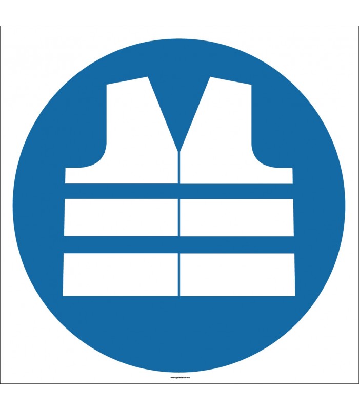 EF1710 - Koruyucu Yelek İşareti/Levhası/Etiketi