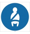 EF1711 - Emniyet Kemeri İşareti/Levhası/Etiketi