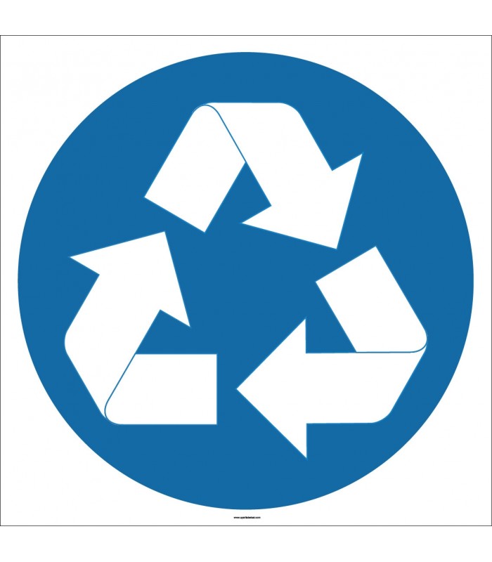 EF1712 - Geri Dönüşüm İşareti/Levhası/Etiketi