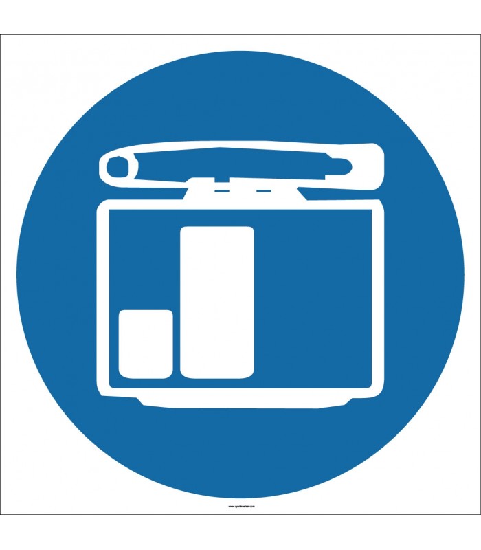 EF1714 - Dozimetre İşareti/Levhası/Etiketi