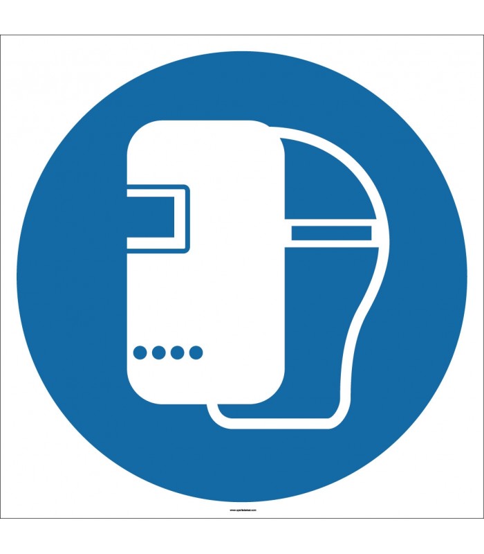 EF1715 - Kaynak Maskesi İşareti/Levhası/Etiketi