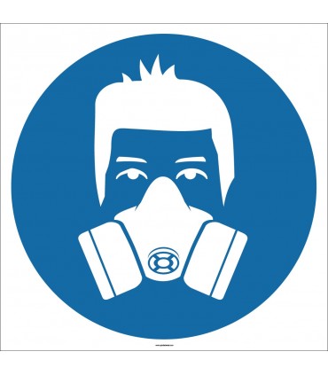 EF1726 - Yarım Yüz Maskesi İşareti/Levhası/Etiketi