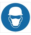 EF1730 - Baret ve Toz Maskesi İşareti/Levhası/Etiketi