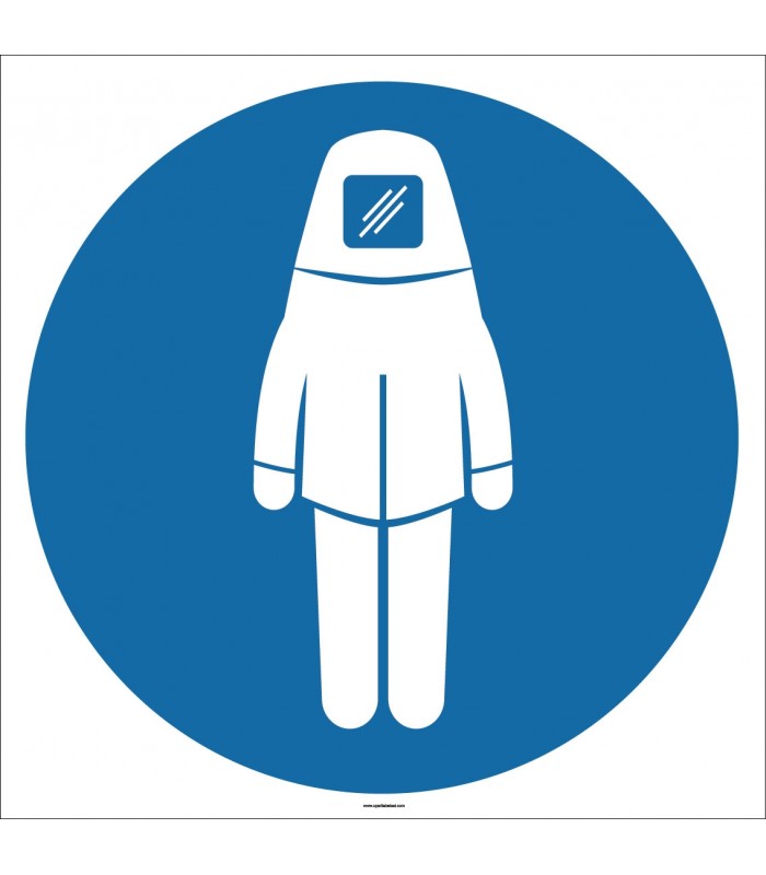 EF1747 - Koruyucu Giysi İşareti/Levhası/Etiketi