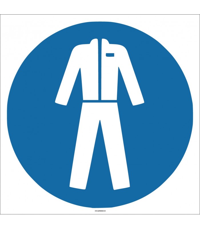 EF1750 - Koruyucu Giysi İşareti/Levhası/Etiketi