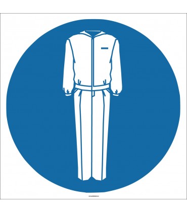 EF1751 - Koruyucu Giysi İşareti/Levhası/Etiketi