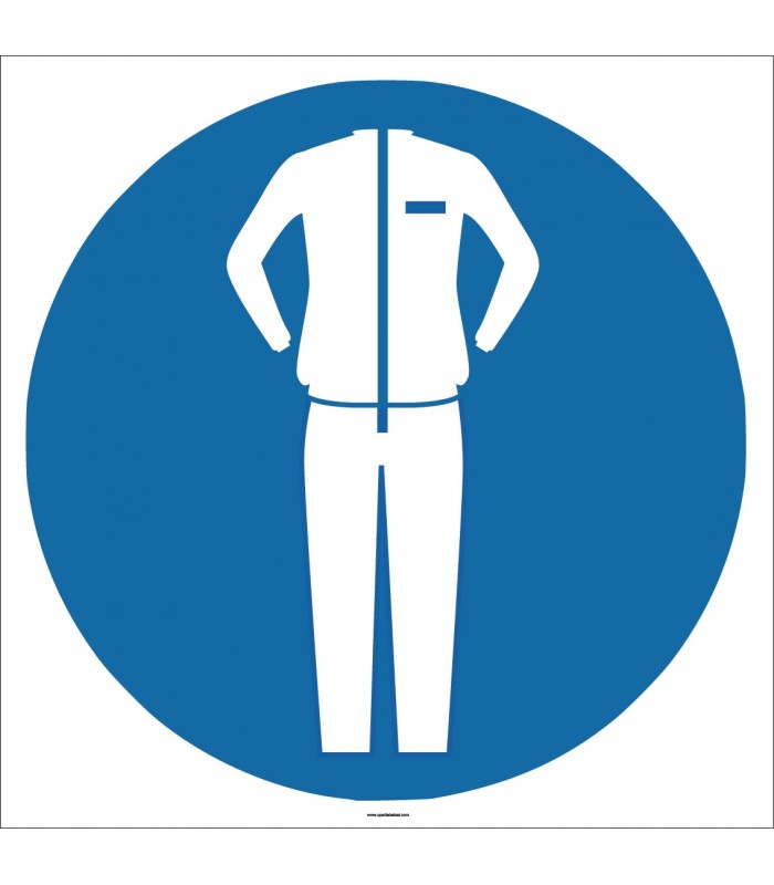 EF1752 - Koruyucu Giysi İşareti/Levhası/Etiketi