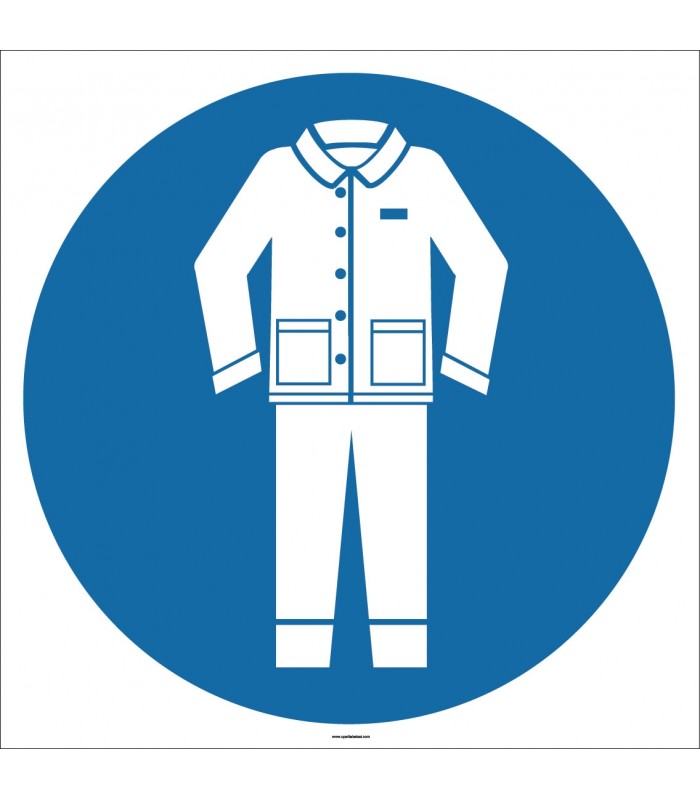 EF1753 - Koruyucu Giysi İşareti/Levhası/Etiketi