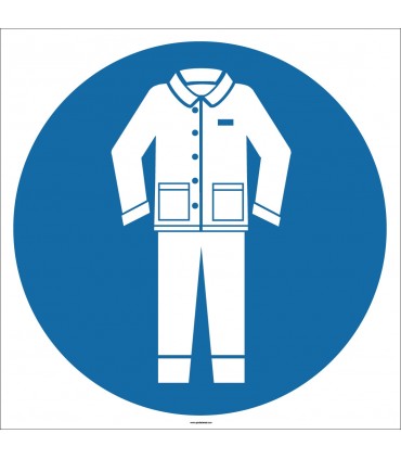 EF1753 - Koruyucu Giysi İşareti/Levhası/Etiketi