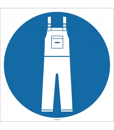 EF1756 - İş Tulumu İşareti/Levhası/Etiketi