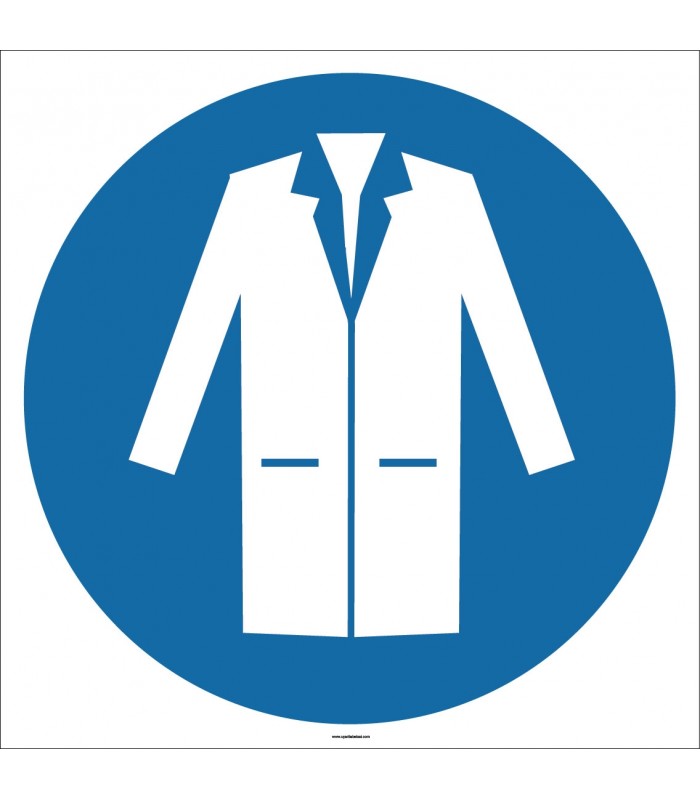 EF1757 - İş Önlüğü İşareti/Levhası/Etiketi