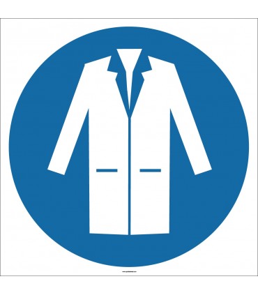 EF1757 - İş Önlüğü İşareti/Levhası/Etiketi