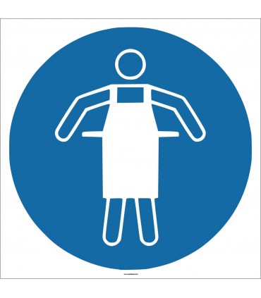 EF1758 - İş Önlüğü İşareti/Levhası/Etiketi