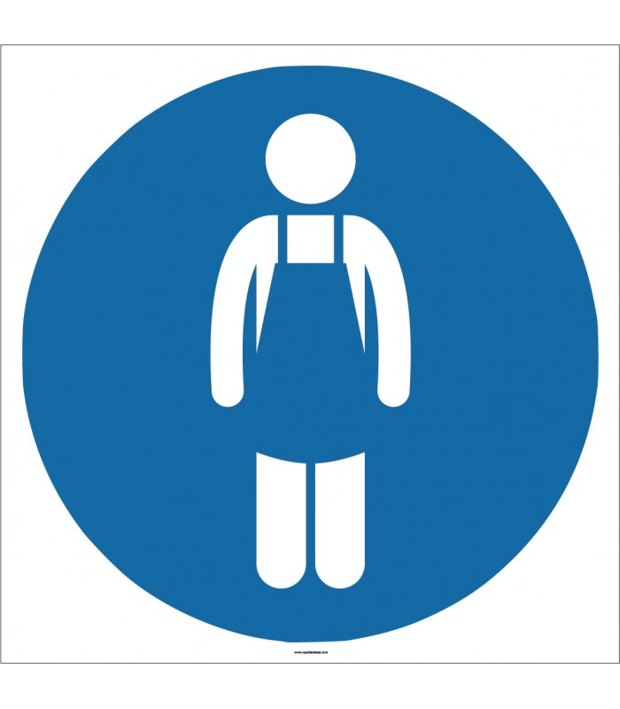 EF1760 - İş Önlüğü İşareti/Levhası/Etiketi