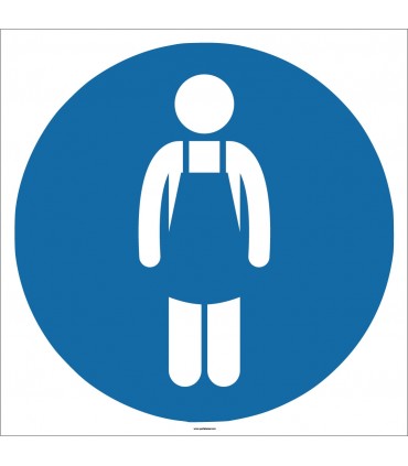 EF1760 - İş Önlüğü İşareti/Levhası/Etiketi